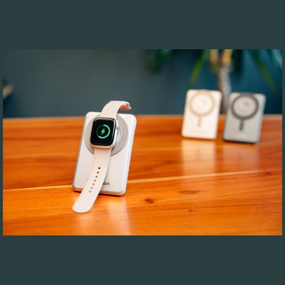 Verbatim Charge'n' Go 15W 5000mAh mágneses vezeték nélküli powerbank 2x USB-C kábellel ezüst 32276-3