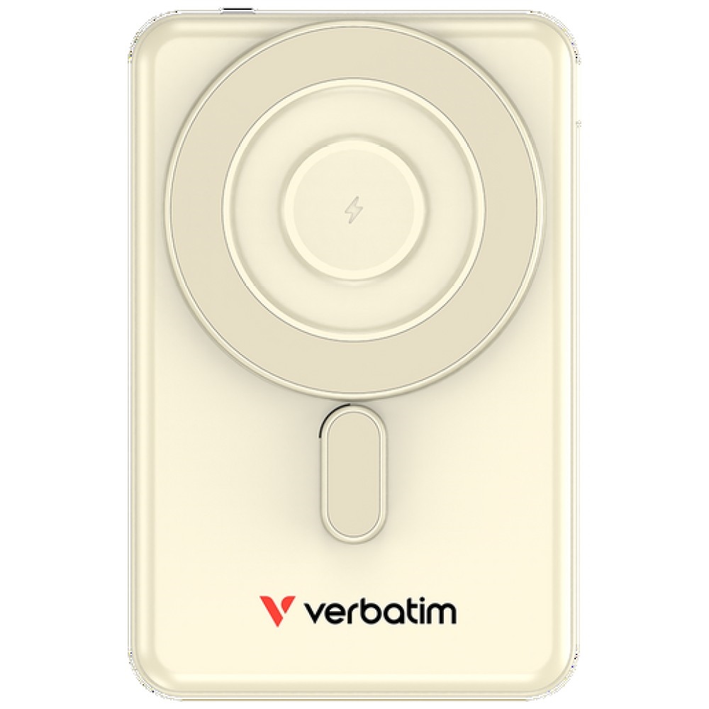 Verbatim Charge'n' Go 15W 5000mAh mágneses vezeték nélküli powerbank 2x USB-C kábellel arany 32253-0