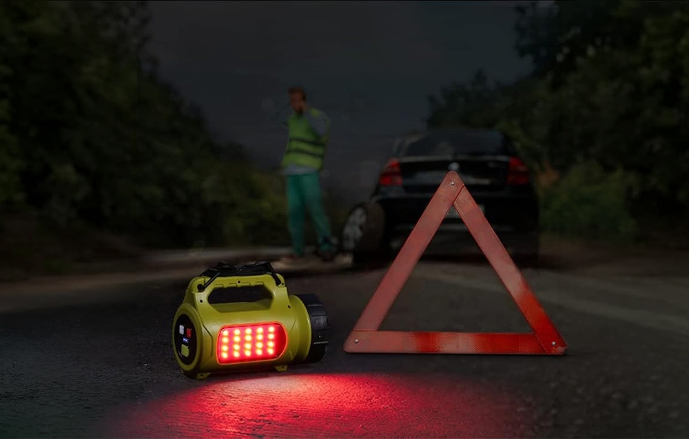 LEPRO 3300006 kempinglámpa 1000 lm 3600 mAh zöld-3