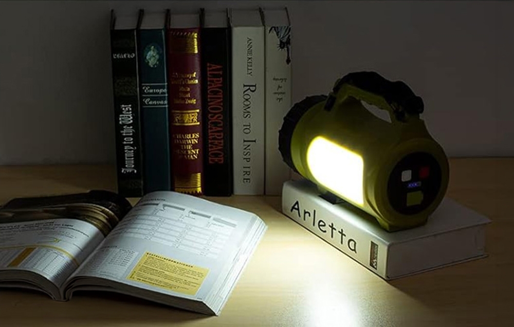 LEPRO 3300006 kempinglámpa 1000 lm 3600 mAh zöld-5