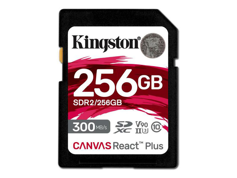 Kingston 256GB Canvas React Plus UHS-II U3 V90 memóriakártya-0