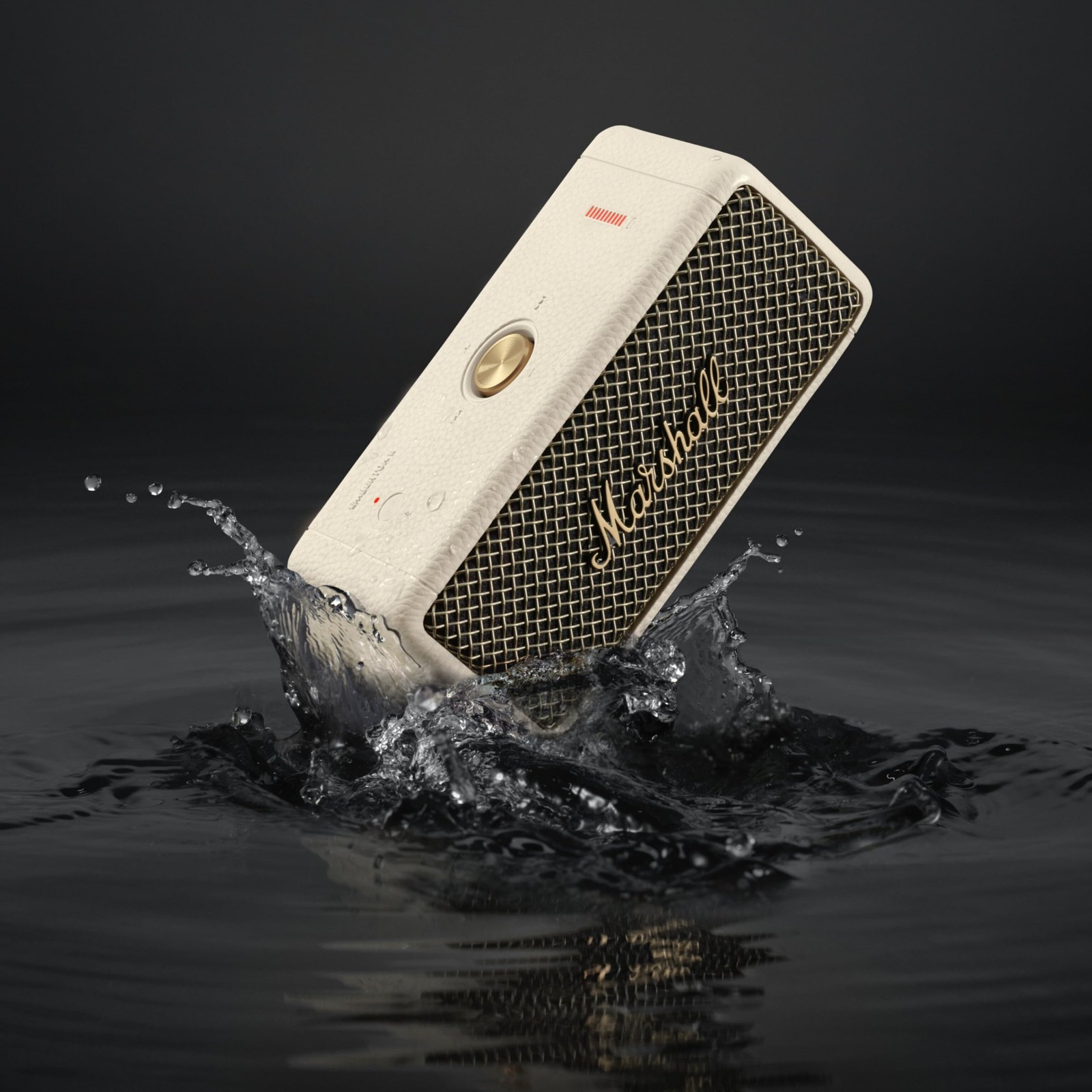 Bluetooth Hangszóró Marshall Emberton II, 20W, Vízálló, Krém-3
