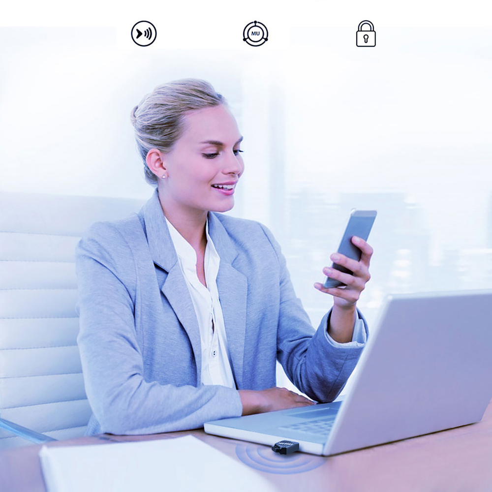 Wozinsky kétsávos USB Wi‑Fi 6 adapter Bluetooth 5.4-gyel - fekete-6