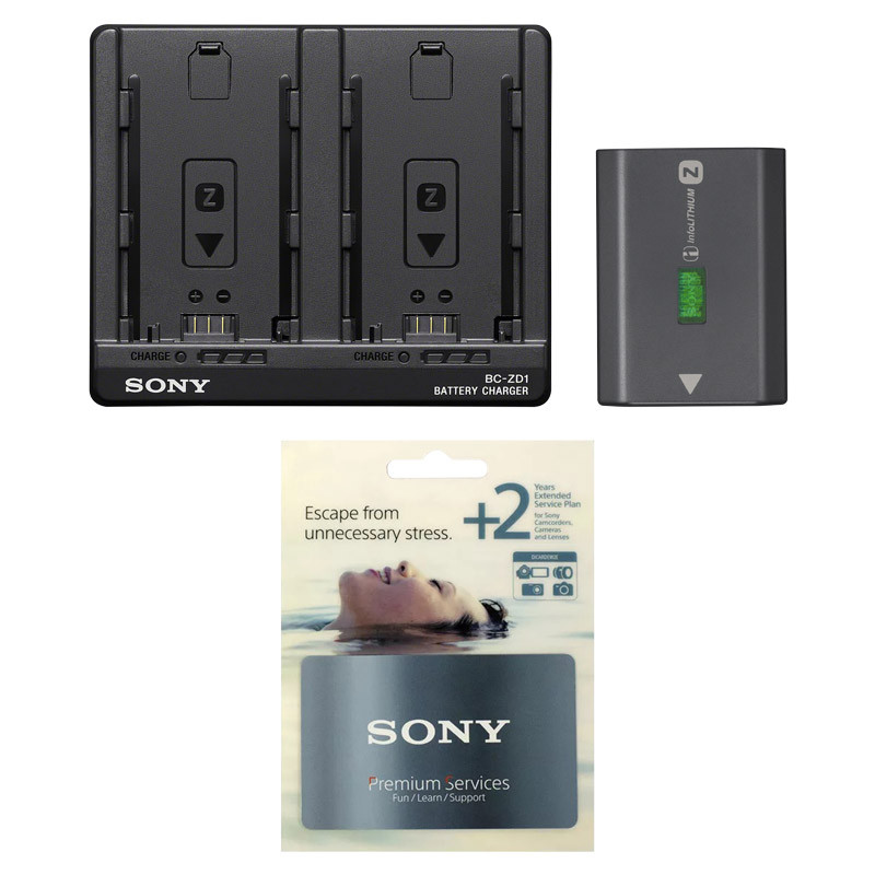 Sony akku + töltő + garancia csomag-0