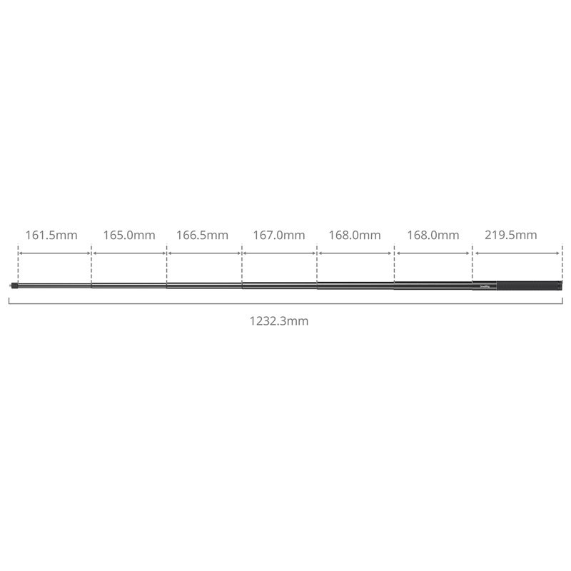 Smallrig 6319 120 cm-es szelfibot akciókamerákhoz-3