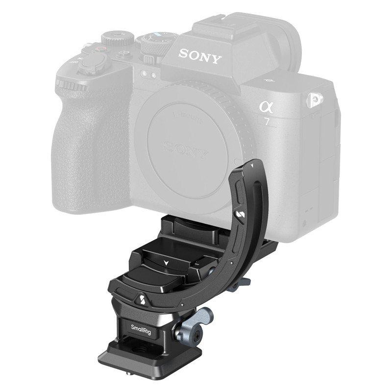 Smallrig 4349 vízszintes–függőleges rögzítőtalp kit tükör nélküli fényképezőgépekhez-0