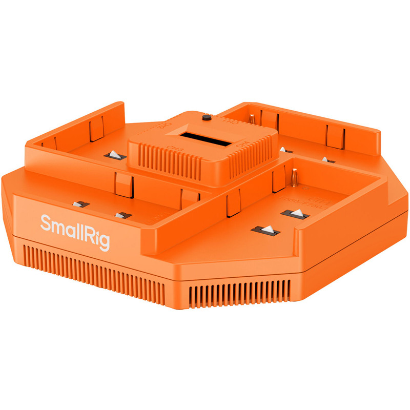 Smallrig 4837 négycsatornás NP-F akkumulátortöltő-0