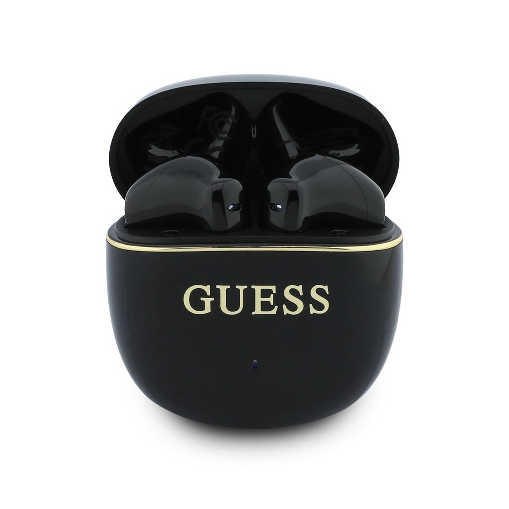 Guess Gold Line Glossy Classic Logo TWS Vezeték nélküli Fülhallgató Fekete-3