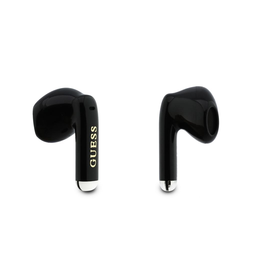 Guess Gold Line Glossy Classic Logo TWS Vezeték nélküli Fülhallgató Fekete-4