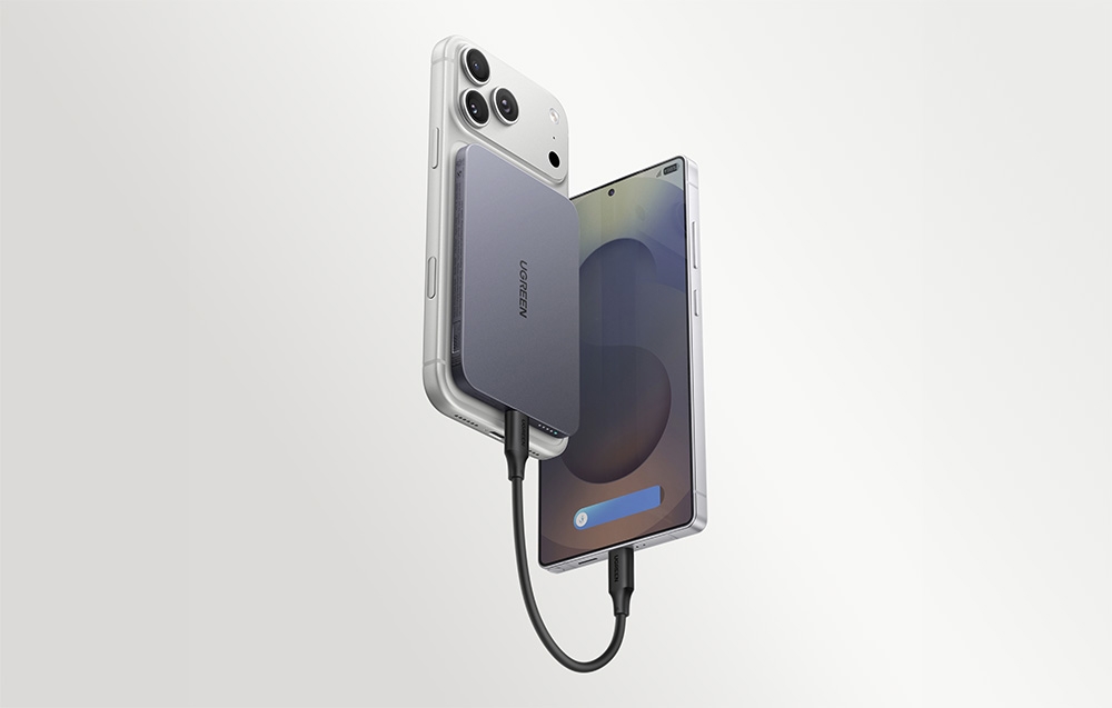 UGREEN PB580 5000 mAh 15 W mágneses powerbank asztroszürke-3