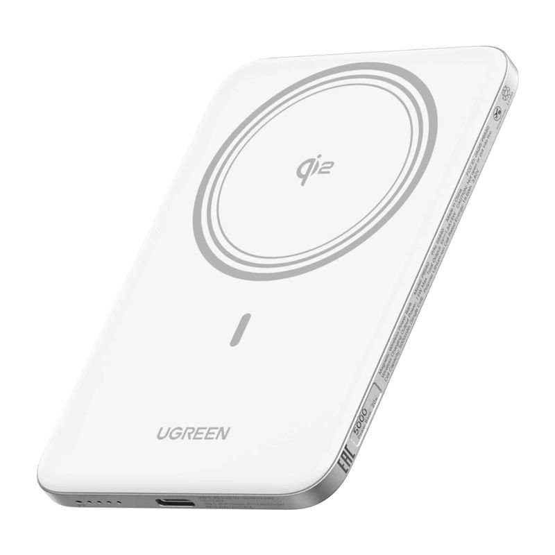 UGREEN PB580 5000 mAh 15 W mágneses powerbank (fehér)-1