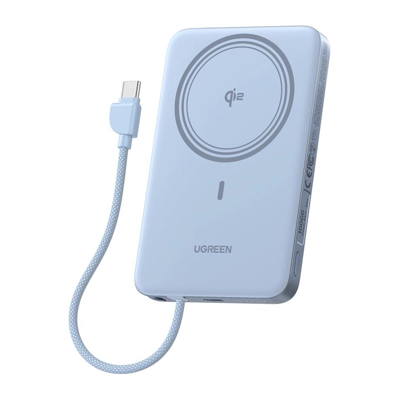 UGREEN PB570 65839B 10000 mAh 25 W mágneses powerbank (kék)-1