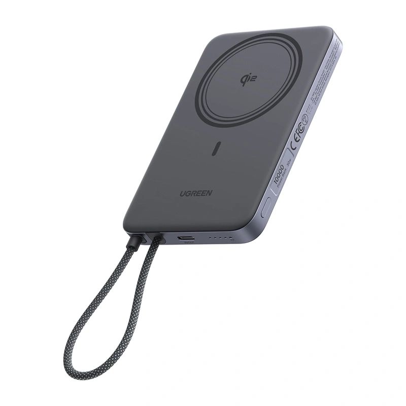 UGREEN PB570 10000mAh 25W mágneses powerbank (szürke)-1