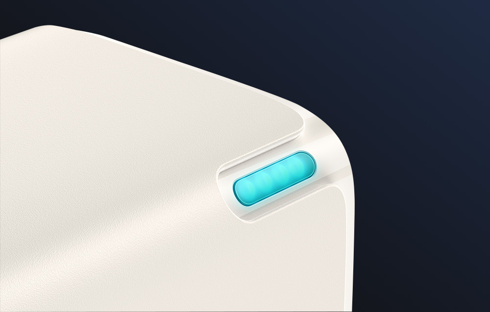 Baseus GaN5 Pro hálózati USB-C töltő adapter 2x USB-C + USB, 65W, 1 m, fehér-1