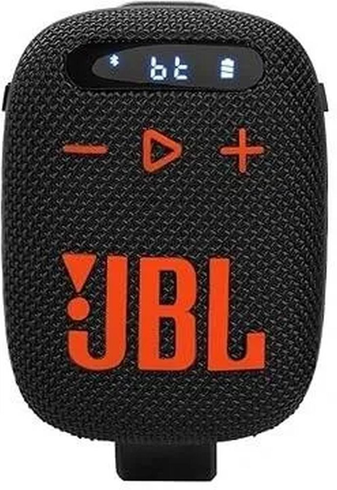 JBL Wind 3 vezeték nélküli Bluetooth hangszóró kormányrögzítővel fekete és narancssárga-2