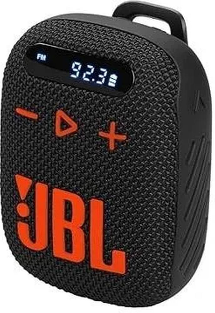 JBL Wind 3 vezeték nélküli Bluetooth hangszóró kormányrögzítővel fekete és narancssárga-3