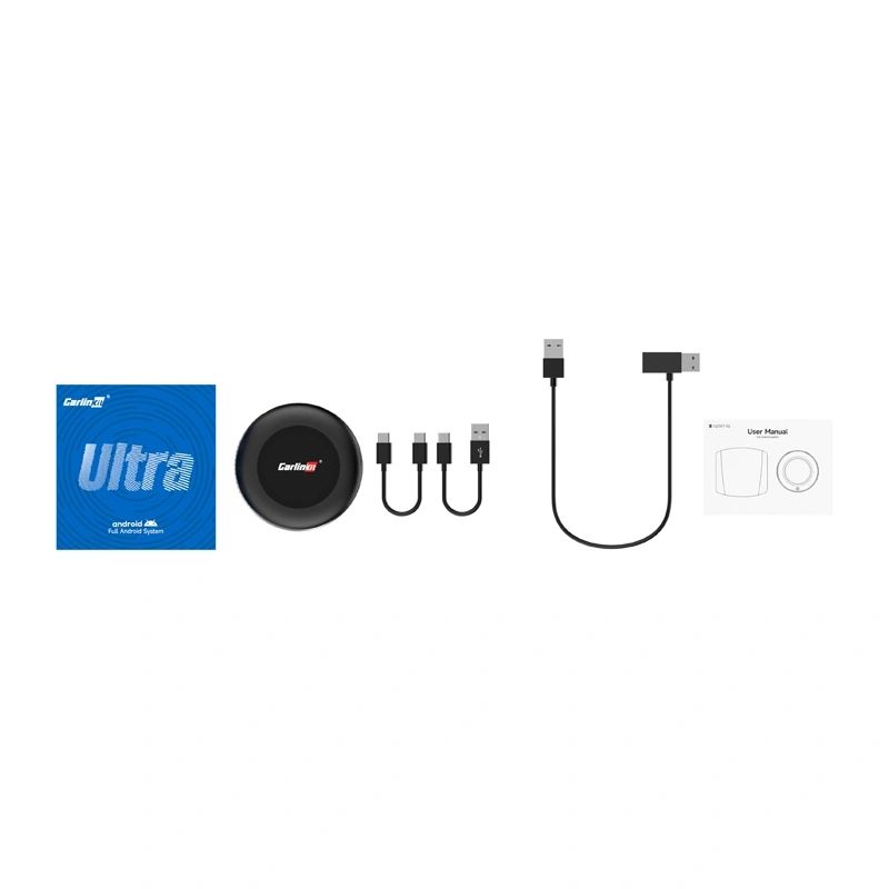 Carlinkit Tbox Ultra 3 vezeték nélküli CarPlay és Android Auto adapter fekete-0