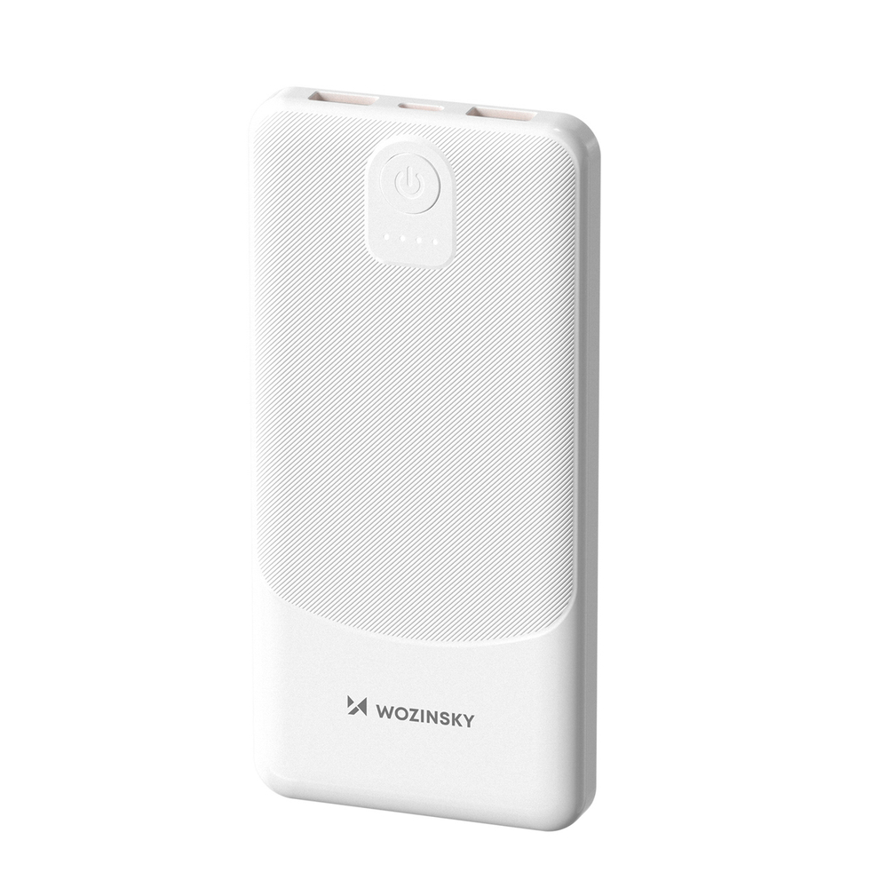 Powerbank Wozinsky Wpower WPBBK-3 10000 mAh 10W 2x USB-A 2A - fehér-0