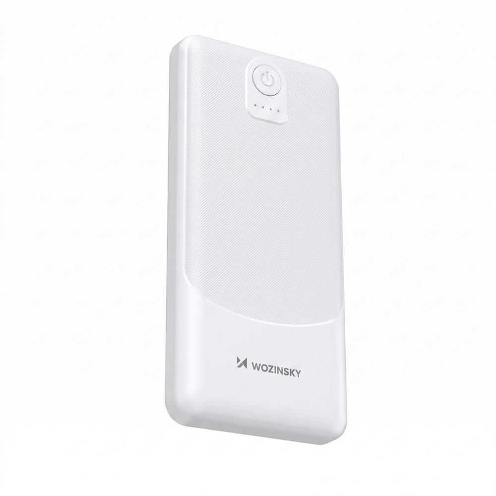 Powerbank Wozinsky Wpower WPBBK-3 10000 mAh 10W 2x USB-A 2A - fehér-10