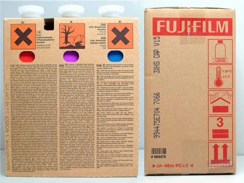 Fuji CP-48S II (2 patron/doboz) Regenerat (Frontier 330/350/370) Papír vegyszer laborhoz-1