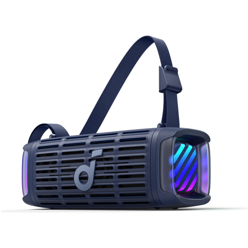 Bluetooth Hangszóró Anker SoundCore Boom 3i, 50W, RGB, Vízálló, Kék D5100030-0