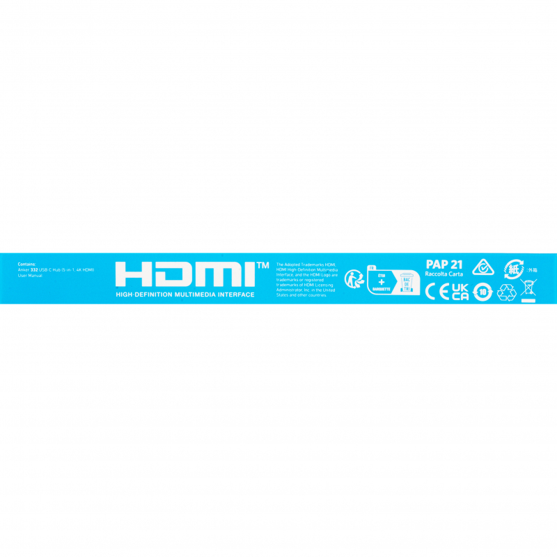 USB-C Hub Anker 332, 2 x USB-A - 2 x USB-C - 1 x HDMI, Fekete A8356G11-7