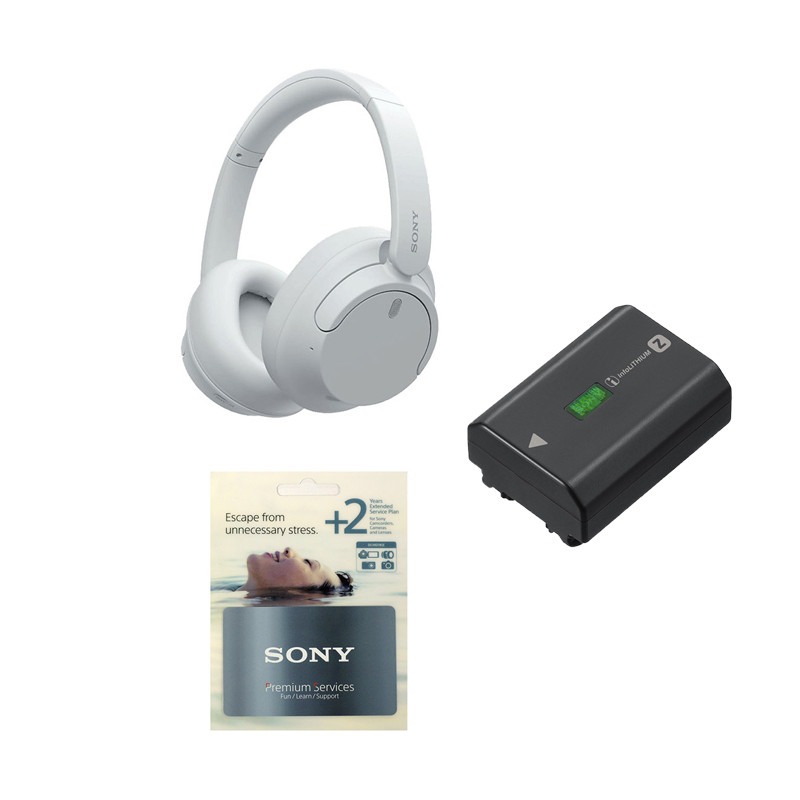 Sony WH-CH720N fehér fejhallgató + NP-FZ100 akku +2 ÉV GYÁRI GARANCIA-0
