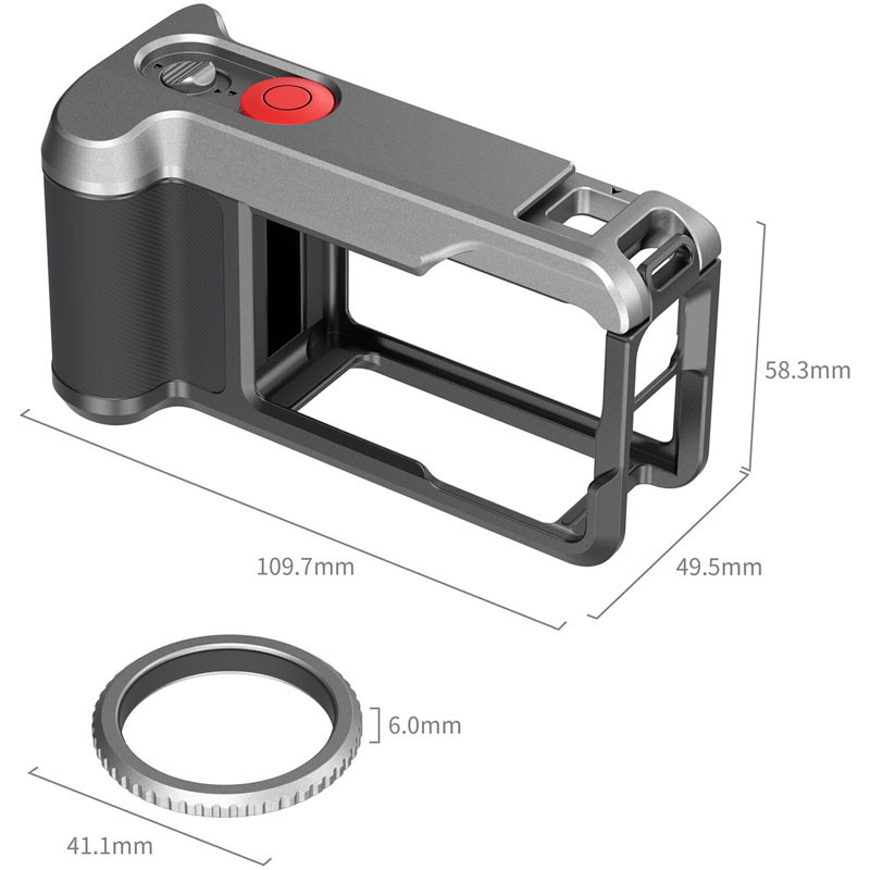 Smallrig 6371 Street Photography Cage DJI Osmo Action 5 Pro, 4 és 3 kamerához-2