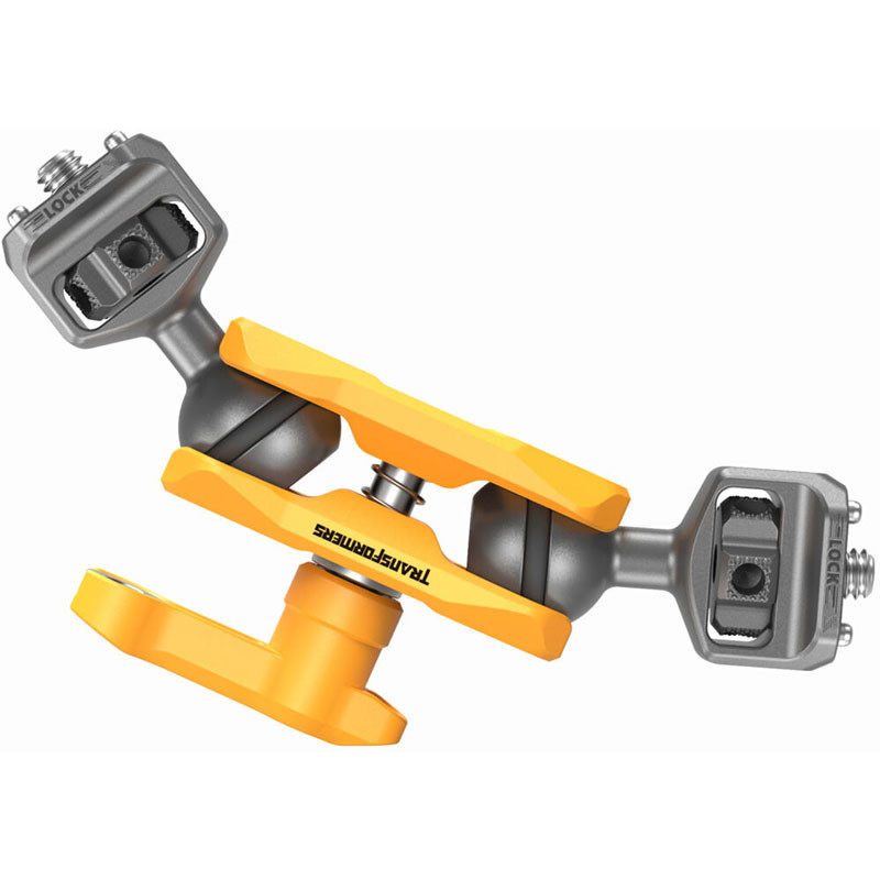 Smallrig 5522 Magic Arm Support with Dual Ball Heads 1/4”-20 Screws (Bumblebee Edition)-1