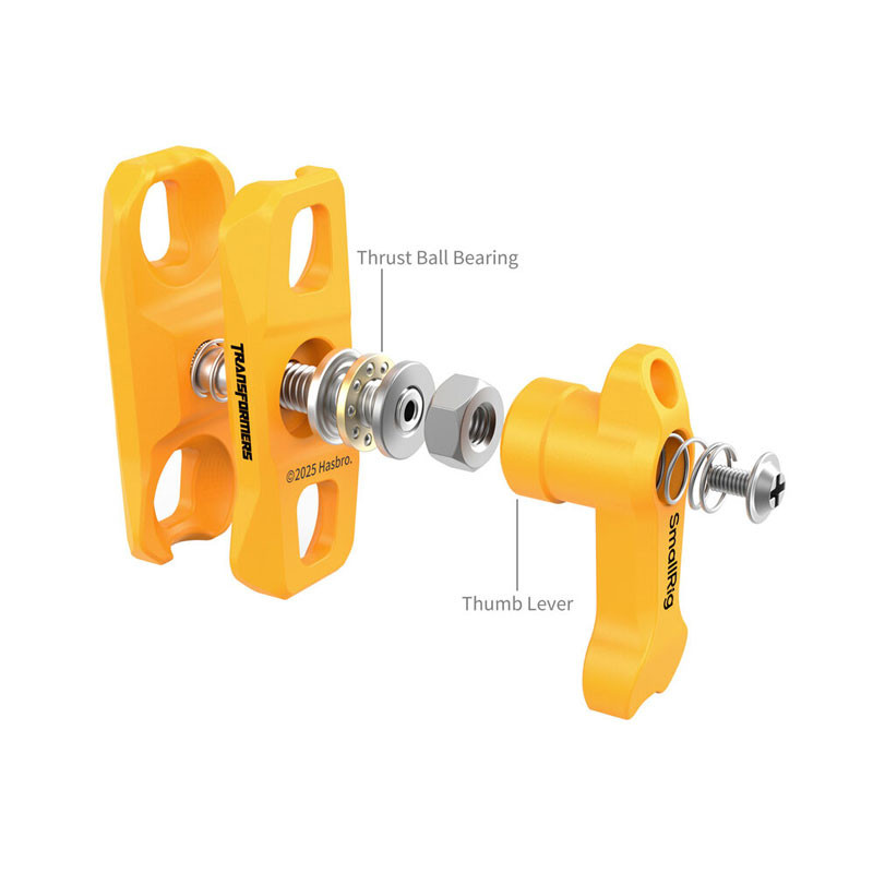 Smallrig 5522 Magic Arm Support with Dual Ball Heads 1/4”-20 Screws (Bumblebee Edition)-3