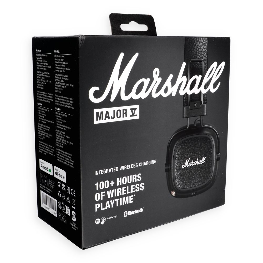 Marshall Major V Bluetooth Vezeték nélküli On-Ear Fejhallgató Fekete-3