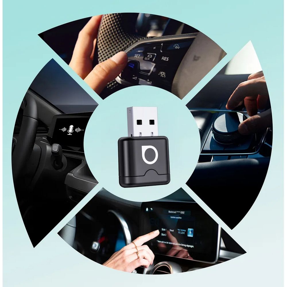 Ottocast CA530-T Mini Aura 2026 vezeték nélküli CarPlay és Android Auto autós adapter-4