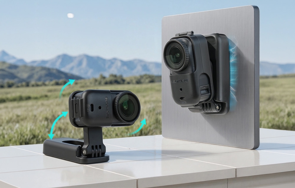 Sunnylife összecsukható mágneses tartó 360°-os forgatással DJI Osmo Nanohoz-3