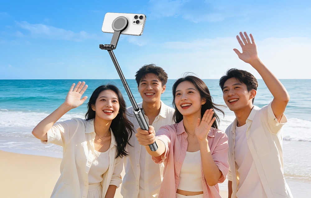AOCHUAN K1L-C fekete okostelefon gimbal-4