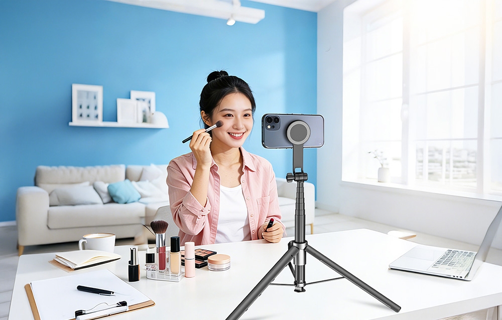 AOCHUAN K1L-C fekete okostelefon gimbal-5