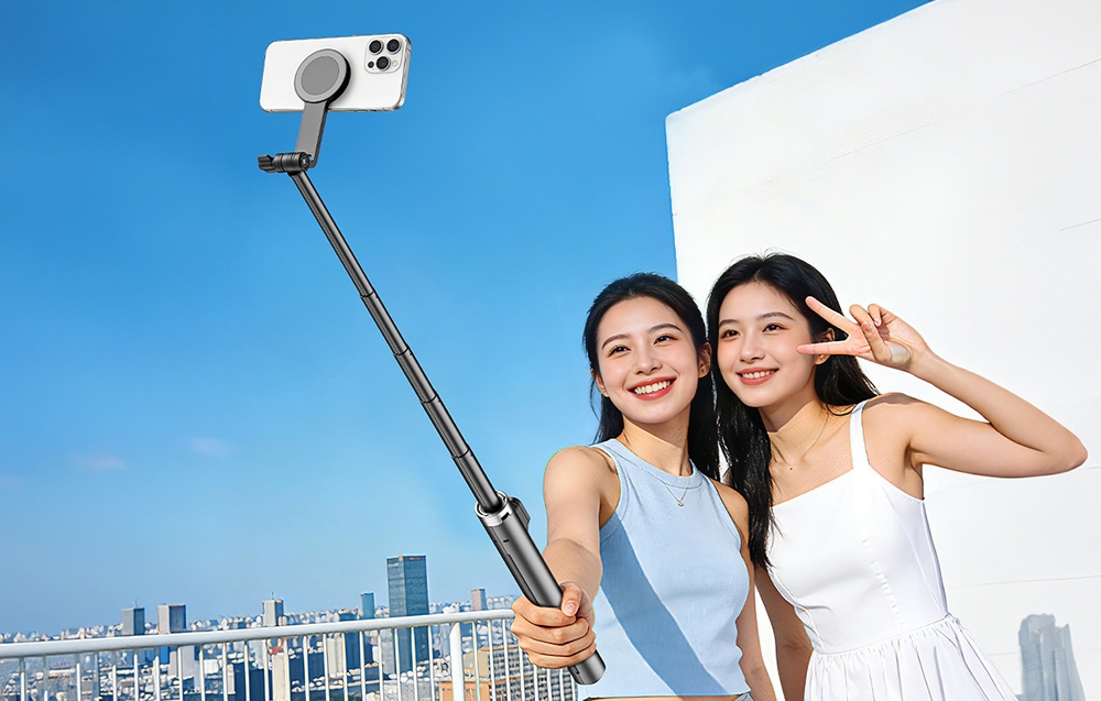 AOCHUAN K1L-C fekete okostelefon gimbal-6