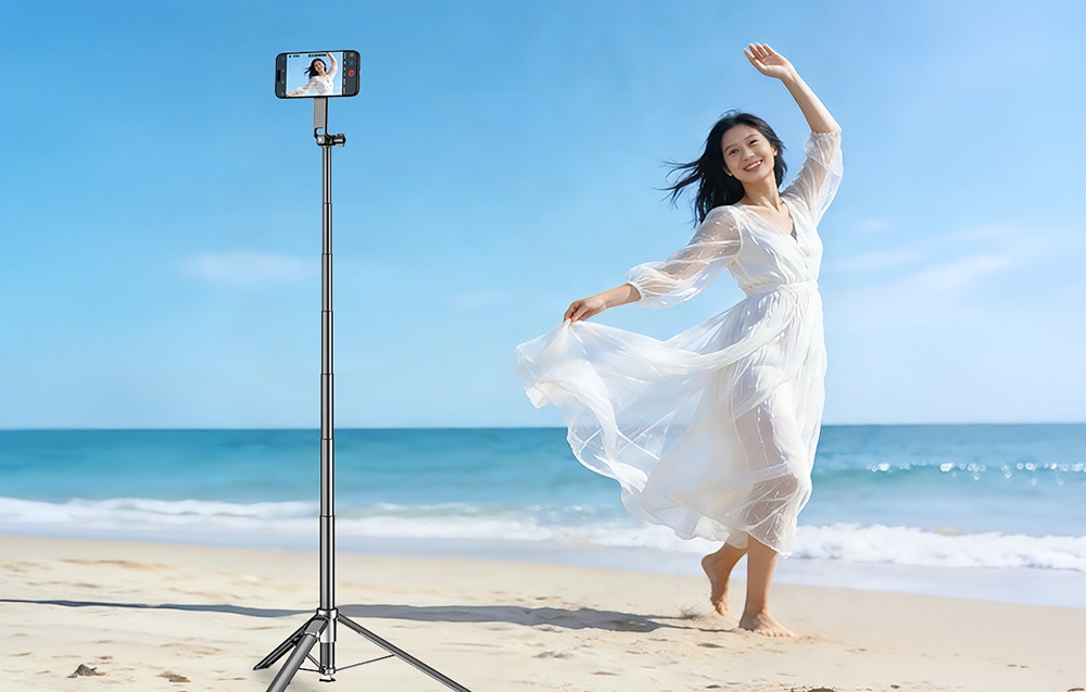 AOCHUAN K1L-C fekete okostelefon gimbal-8