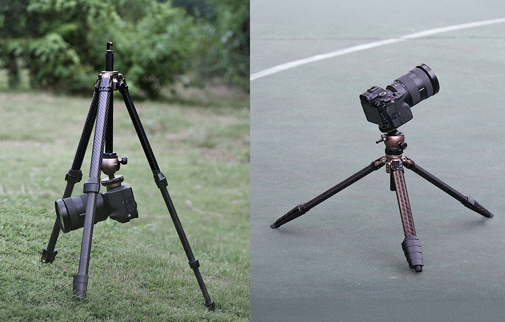 NEEWER LT35 szénszálas utazó tripod 360°-os gömbfejjel, ezüst-fekete-4