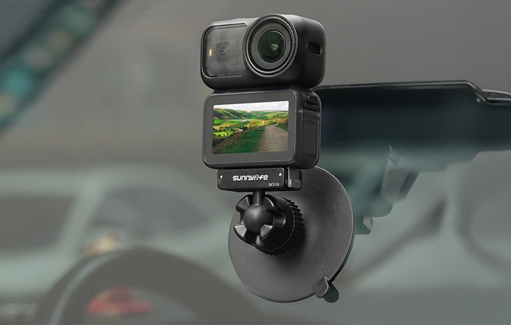 Sunnylife kétirányú mágneses gömbcsuklós rögzítőadapter Osmo Nano / Action 6 kamerákhoz-3