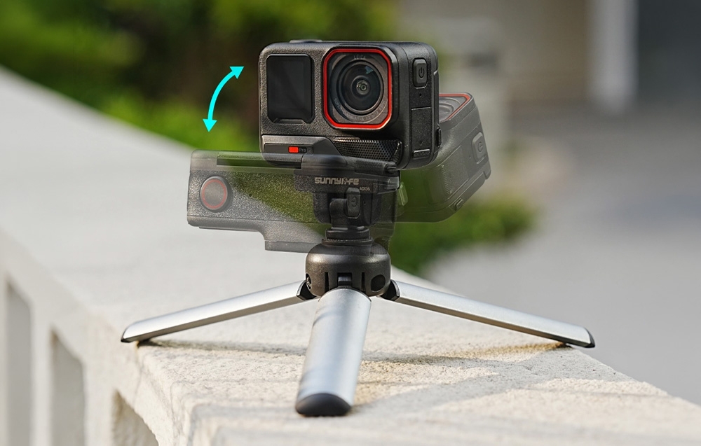 Sunnylife 1/4 hüvelykes, 180°-ban forgatható gyorskioldó rögzítő Insta360 X4 Air / X5 / Ace Pro 2 / Ace Pro / Ace kamerákhoz-2