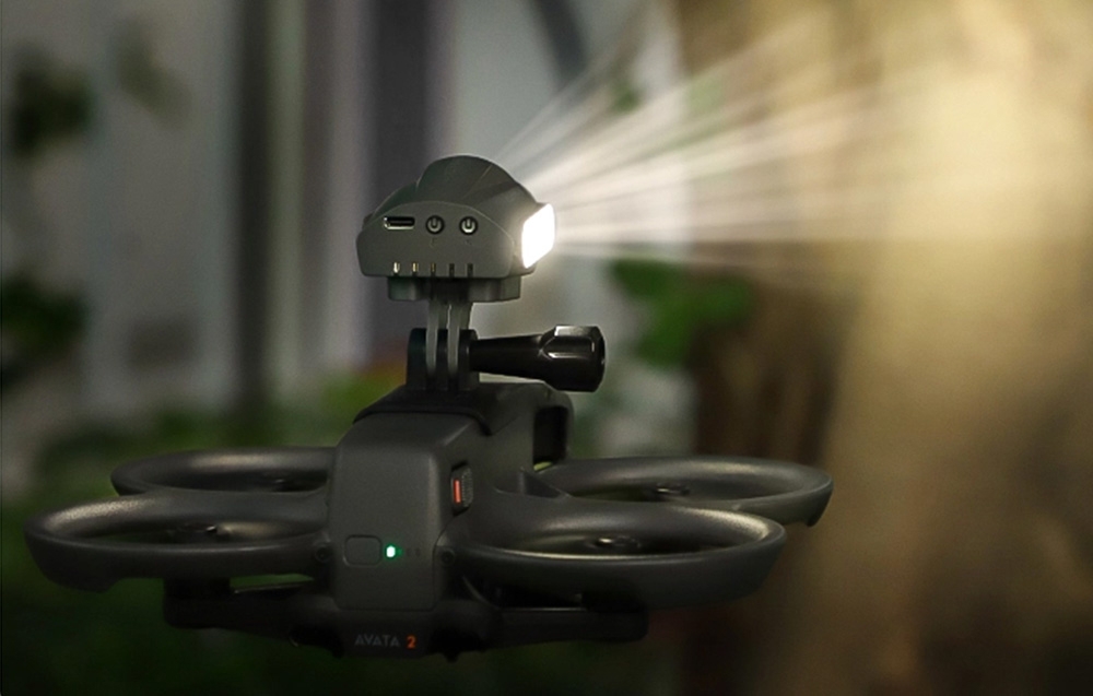 DJI Avata 2 Sunnylife multifunkcionális rögzítőadapter lámpával-2