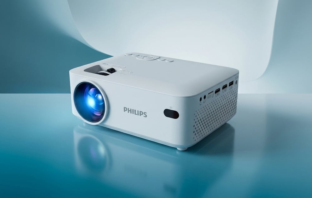 Philips N-100 480p mini projektor (fehér)-3