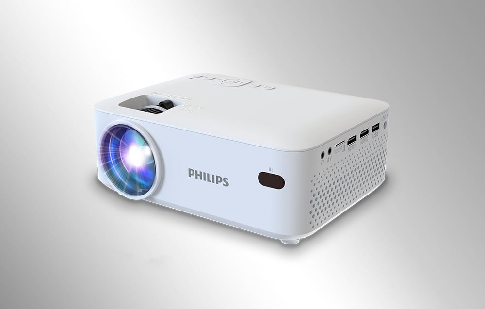 Philips N-100 480p mini projektor (fehér)-9