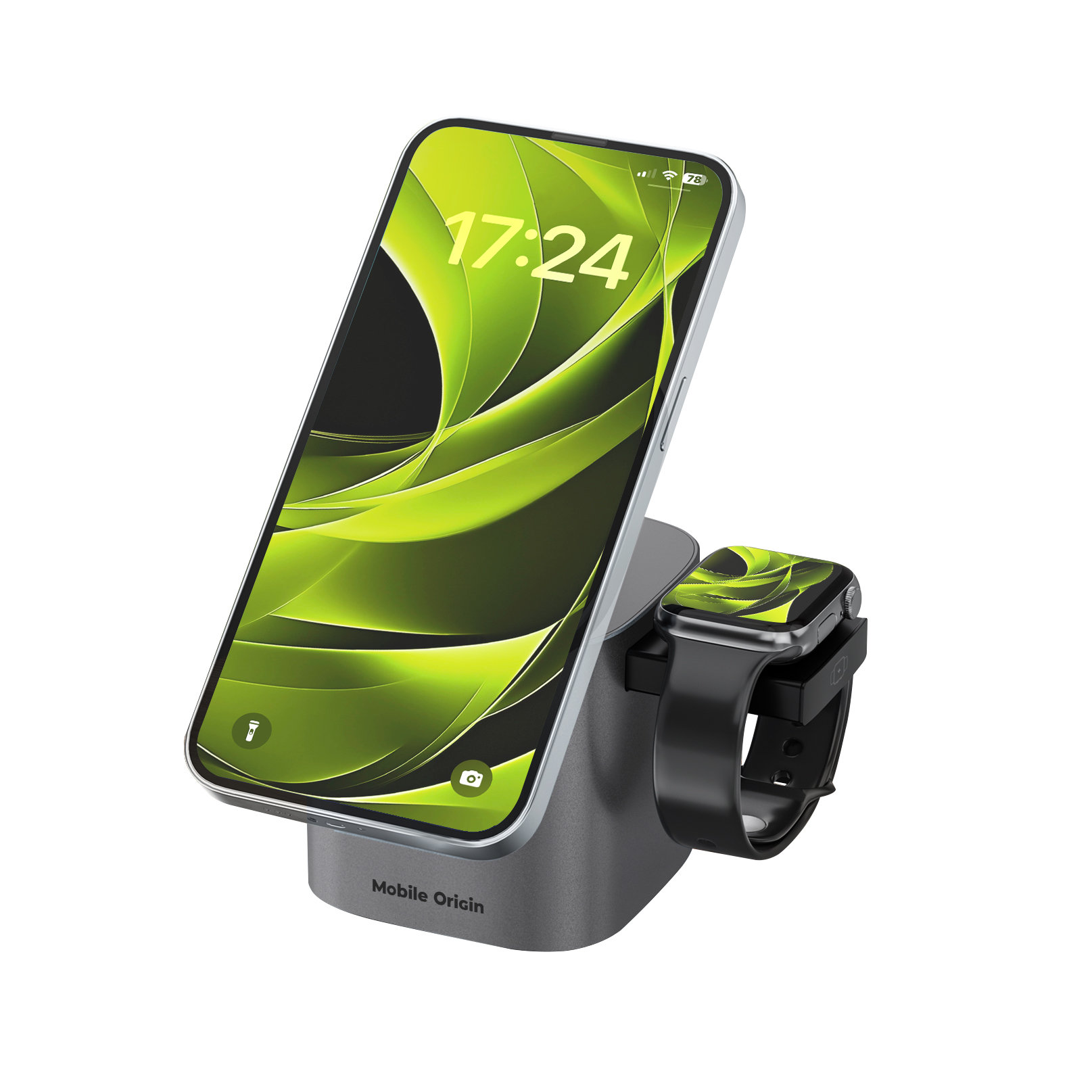 Mobile Origin PW37 6 az 1-ben összecsukható töltő, 100W Qi2 25W, MagSafe kompatibilis-7