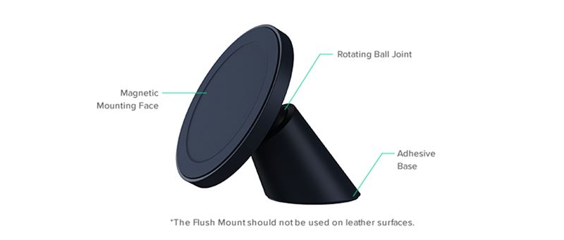 iOttie Velox MagSafe Magnetic Flush Mount mágneses telefontartó-8