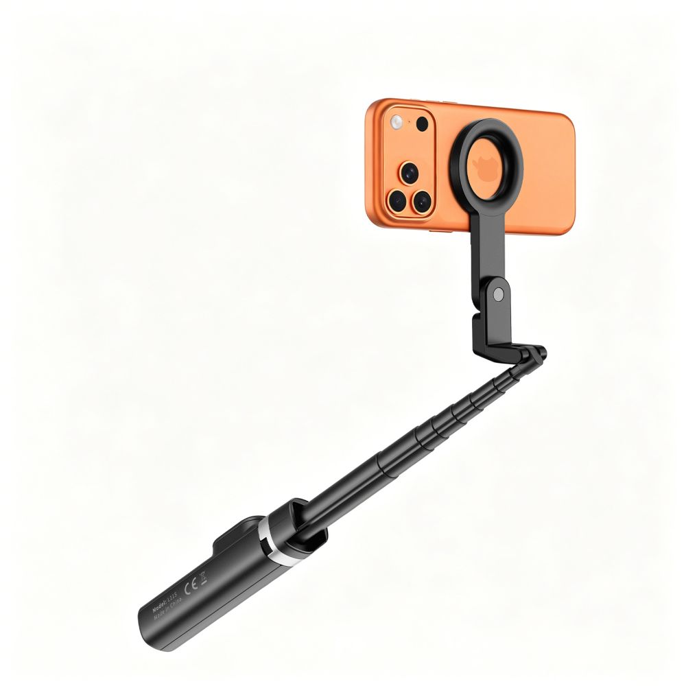 Tech-Protect L11S MagSafe Bluetooth szelfibot és háromlábú állvány fekete-8
