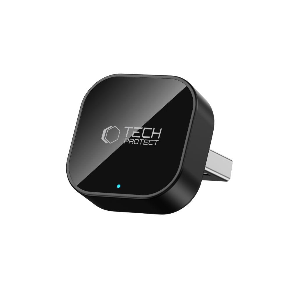 Tech-Protect Ultraboost CA01 vezeték nélküli Apple CarPlay és Android Auto adapter, matt fekete-1