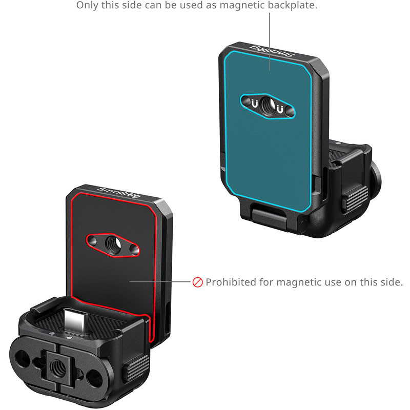 Smallrig 6359 gyorskioldós hátlapi rögzítő USB-C porttal DJI Osmo Pocket 4 kamerához-3