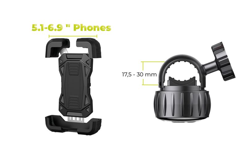 Mobile Origin B3 kerékpáros telefontartó fekete-12