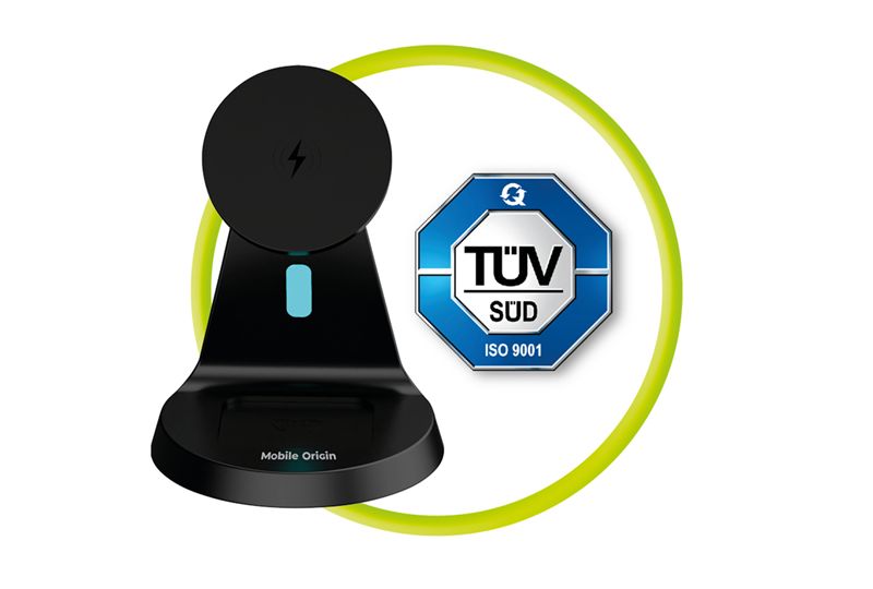 Mobile Origin 3in1 PW9 vezeték nélküli mágneses töltőállvány, fekete-14